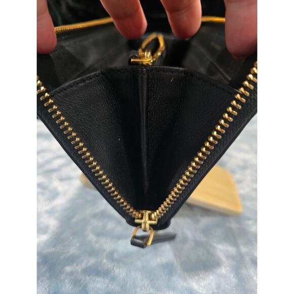 Tory Burch Black and Gold Wallet - Picture 8 of 9